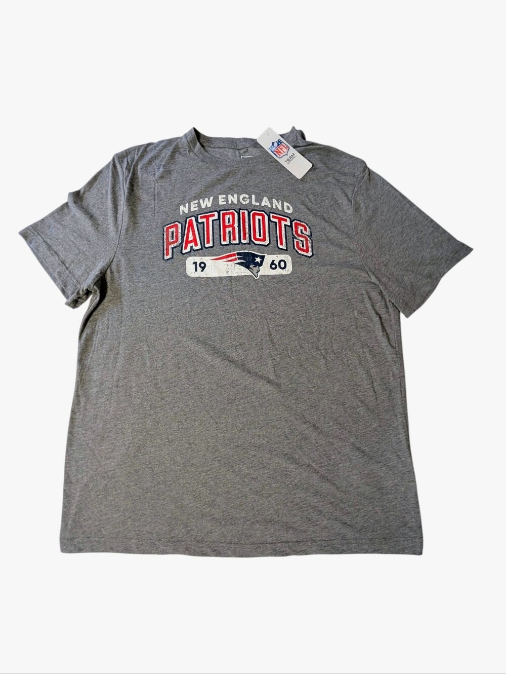 New England Patriots Gray Officially NFL Apparel Licensed Shirt Men's XL NWT